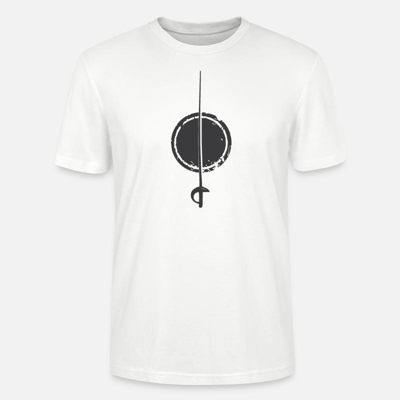 Fechten Épée - Stanley/Stella Unisex Bio-T-Shirt CRAFTER - Weiß