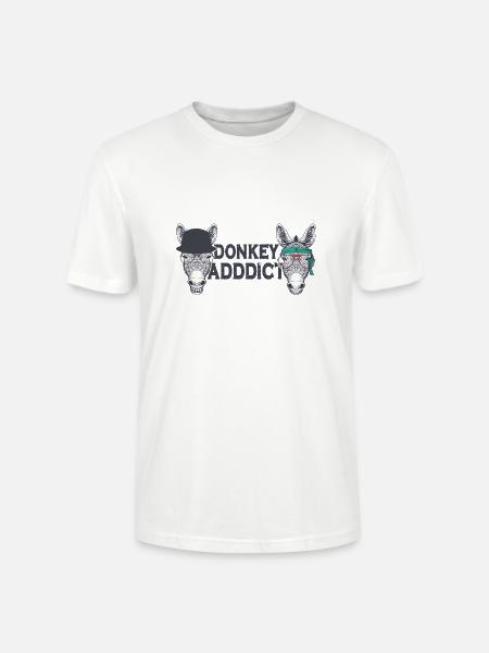 Esel Mama - Stanley/Stella Unisex Bio-T-Shirt CRAFTER - Weiß
