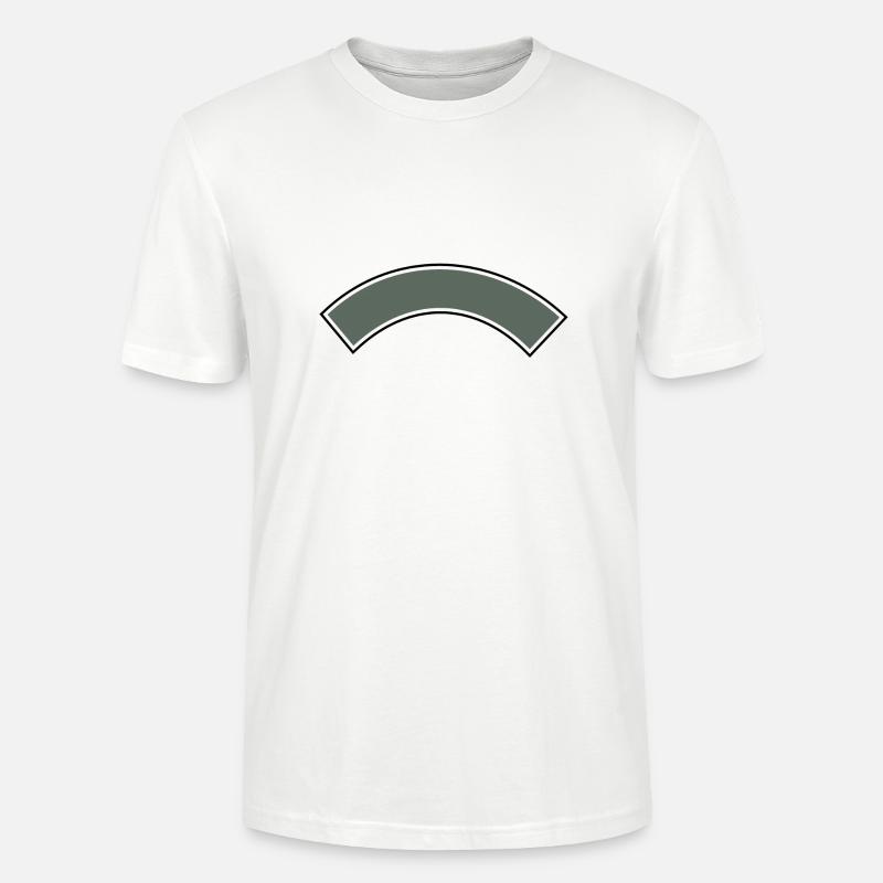 Banner gebogen flach - Stanley/Stella Unisex Bio-T-Shirt CRAFTER - Weiß
