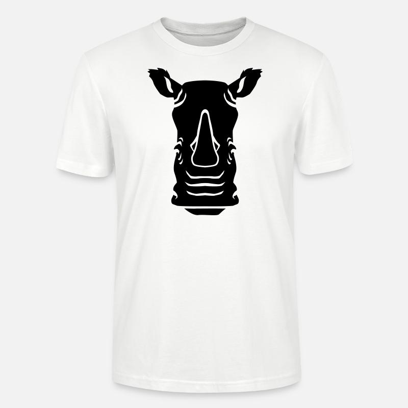 Nashorn - Stanley/Stella Unisex Bio-T-Shirt CRAFTER - Weiß