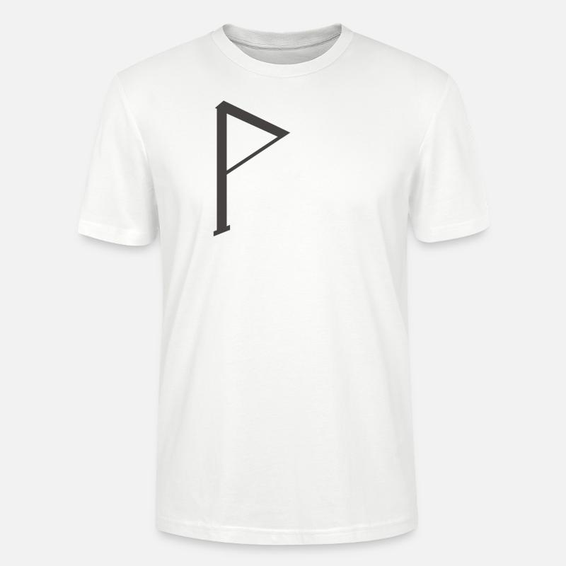Viking Runes Wunjo - T-shirt bio CRAFTER Stanley Stella Unisexe - blanc