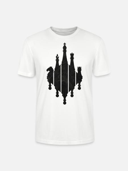 CHESS CHESS GAME - Stanley/Stella CRAFTER Unisex Organic T-Shirt - white