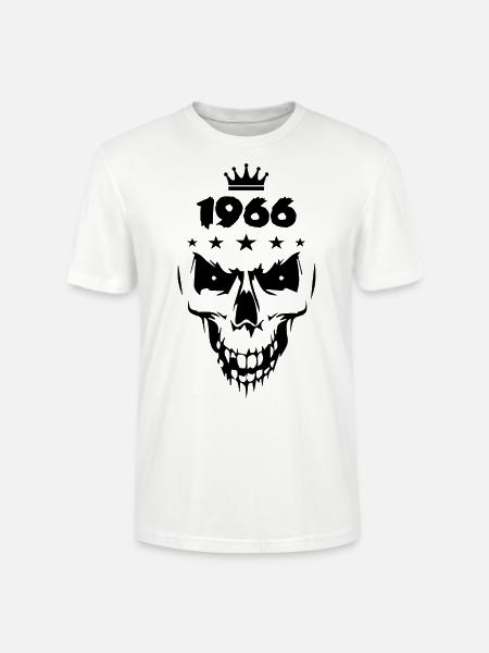 Skull (1966) - Stanley/Stella CRAFTER Unisex Organic T-Shirt - white