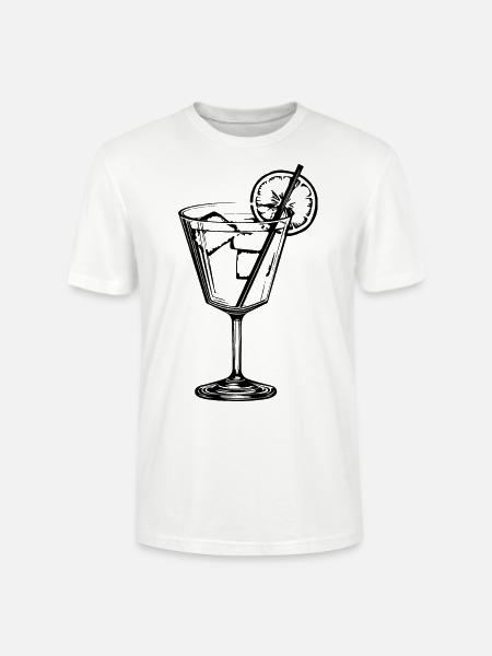 Limonade Drink Symbol - Stanley/Stella Unisex Bio-T-Shirt CRAFTER - Weiß