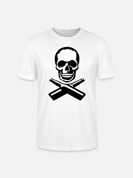 jolly drunker - Stanley/Stella Unisex Bio-T-Shirt CRAFTER - Weiß