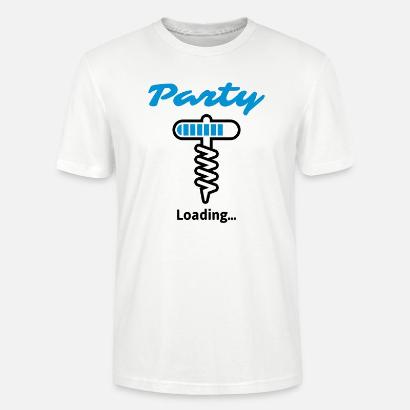 Party Loading... - Stanley/Stella Unisex Bio-T-Shirt CRAFTER - Weiß