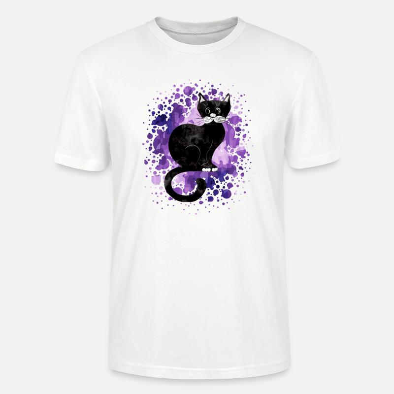 Chat - T-shirt bio CRAFTER Stanley Stella Unisexe - blanc