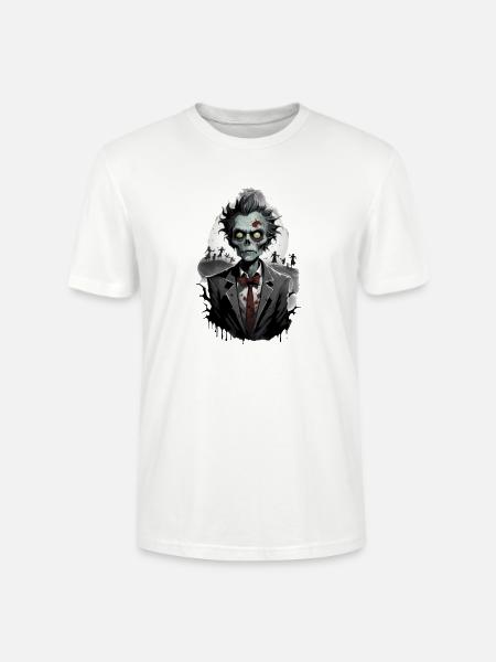ZOMBIE im Kostüm 9 - Stanley/Stella Unisex Bio-T-Shirt CRAFTER - Weiß