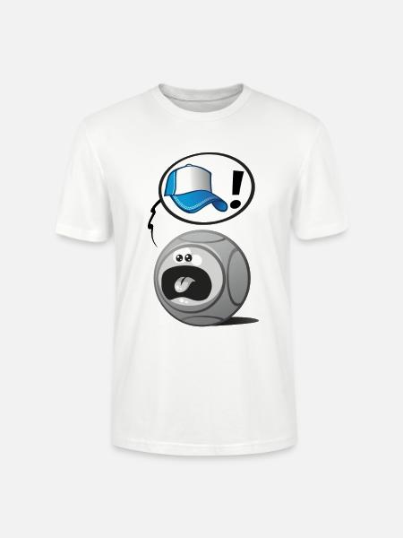 Casquette pétanque v2 - T-shirt bio CRAFTER Stanley Stella Unisexe - blanc