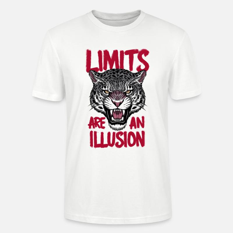 Grenzen sind eine Illusion - Stanley/Stella Unisex Bio-T-Shirt CRAFTER - Weiß
