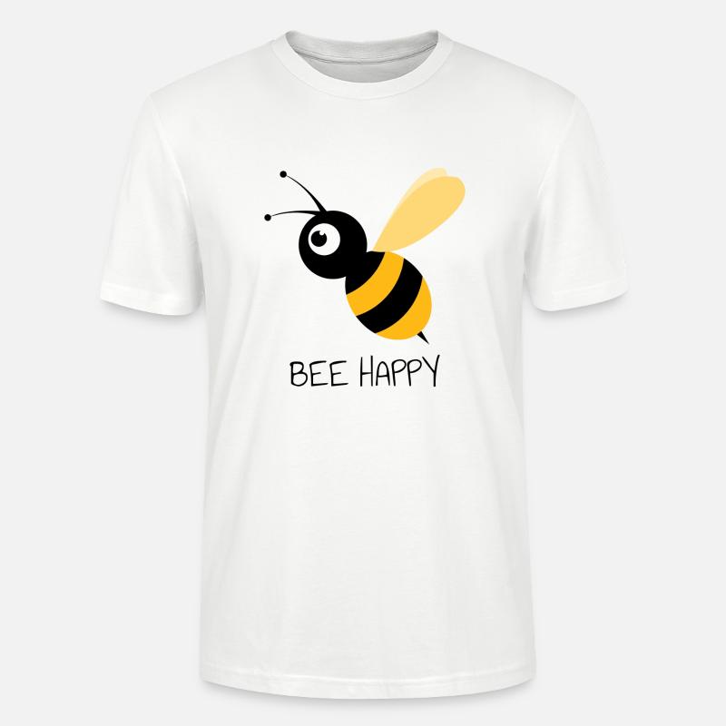 Biene - Stanley/Stella Unisex Bio-T-Shirt CRAFTER - Weiß