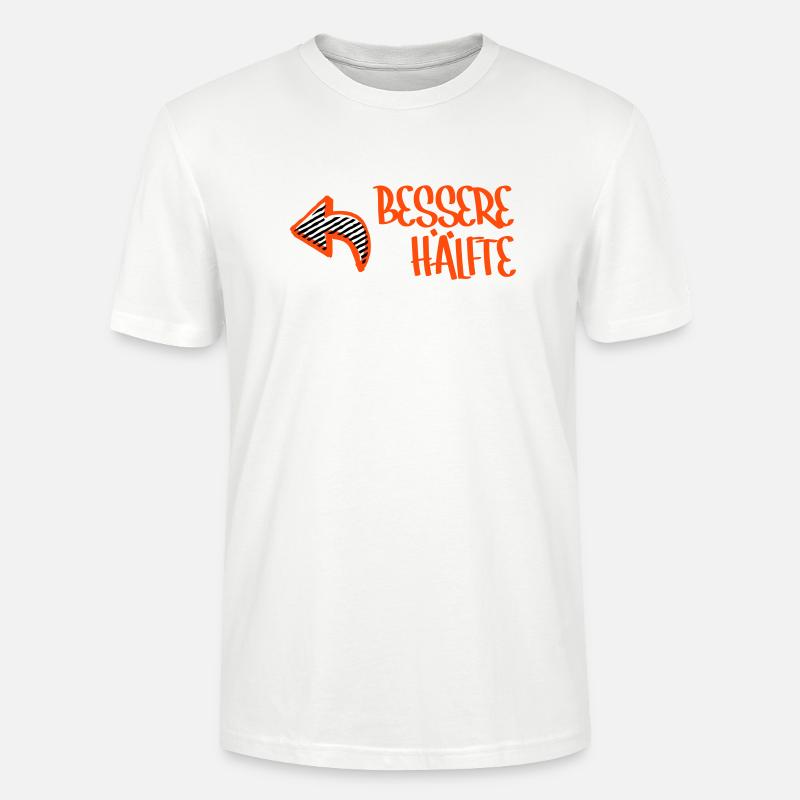 Bessere Hälfte - T-shirt bio CRAFTER Stanley Stella Unisexe - blanc