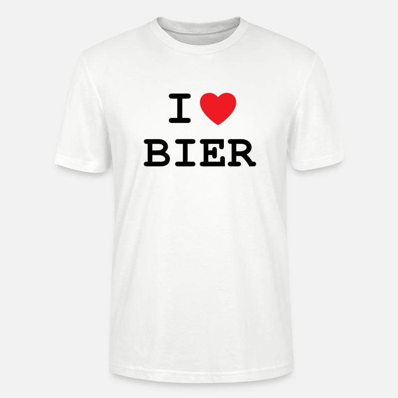 Ich liebe Bier - Stanley/Stella Unisex Bio-T-Shirt CRAFTER - Weiß