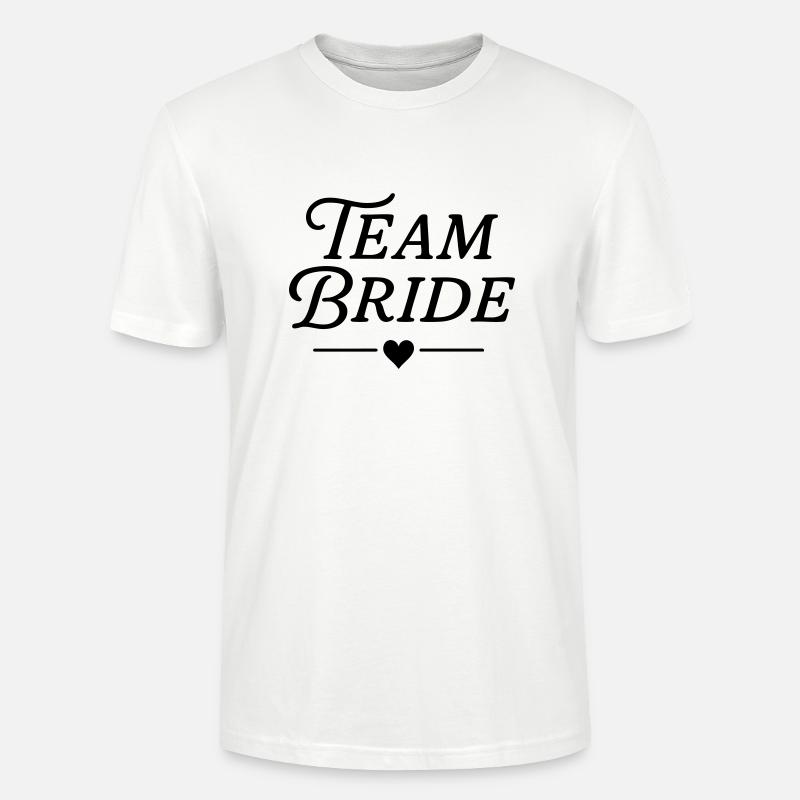 team bride classic - Stanley/Stella Unisex Bio-T-Shirt CRAFTER - Weiß
