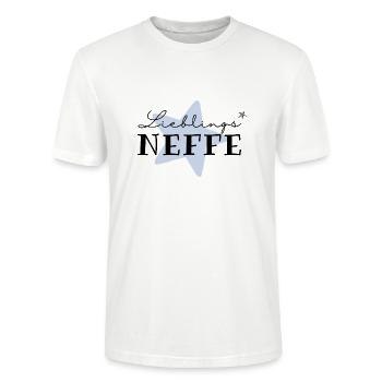 Lieblingsneffe/ bester Neffe / Geburt - Stanley/Stella Unisex Bio-T-Shirt CRAFTER - Weiß - Vorne - Alina (178cm) & Michal (187cm)
