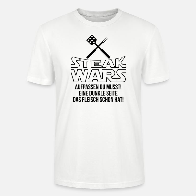 Steak Wars - Stanley/Stella Unisex Bio-T-Shirt CRAFTER - Weiß