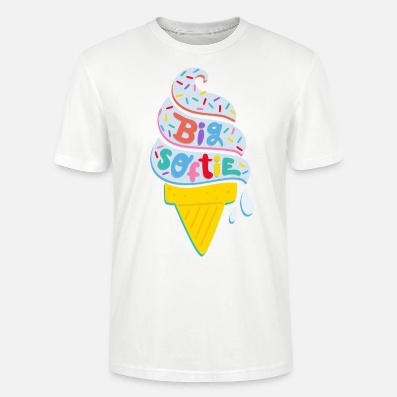 Play-Doh Knete Big Softie Softeis-Design - Stanley/Stella Unisex Bio-T-Shirt CRAFTER - Weiß