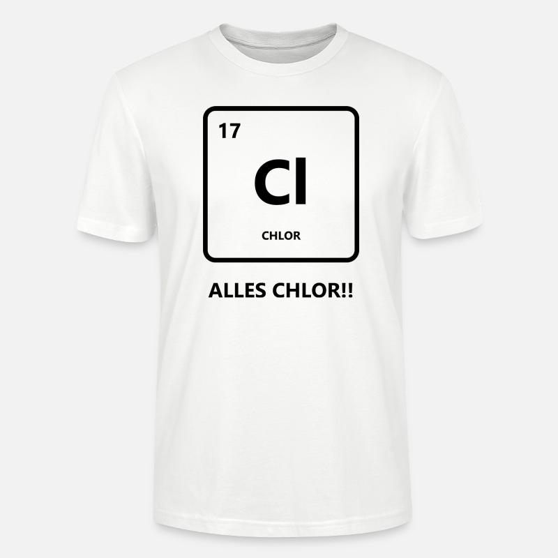 Alles Chlor oder was? - Stanley/Stella Unisex Bio-T-Shirt CRAFTER - Weiß