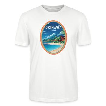 Okinawa Japan - Stanley/Stella Unisex Bio-T-Shirt CRAFTER - Weiß - Vorne - Alina (178cm) & Michal (187cm)