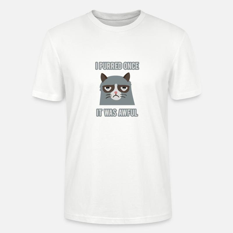 Grumpy Cat - Stanley/Stella Unisex Bio-T-Shirt CRAFTER - Weiß