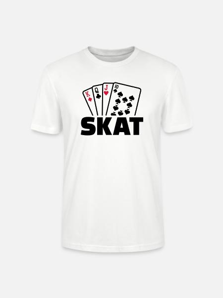 Skat - Stanley/Stella Unisex Bio-T-Shirt CRAFTER - Weiß