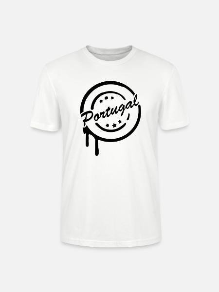 portugal___f1 - Stanley/Stella Uniseks bio-T-shirt CRAFTER - wit
