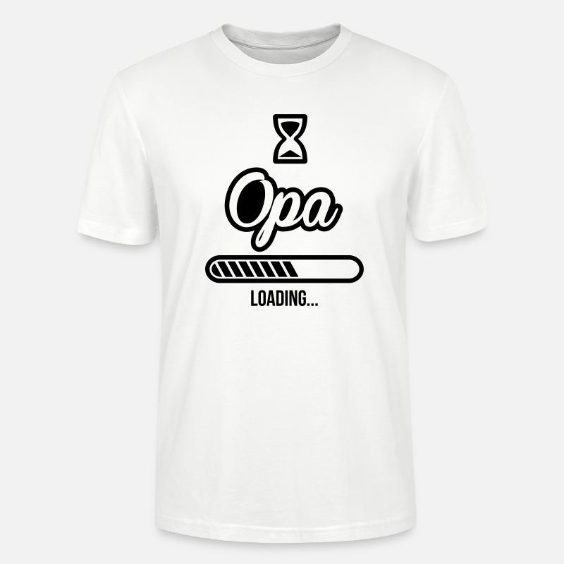 Opa Loading - Stanley/Stella Unisex Bio-T-Shirt CRAFTER - Weiß