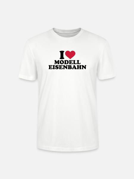 Modelleisenbahn - Stanley/Stella Unisex Bio-T-Shirt CRAFTER - Weiß