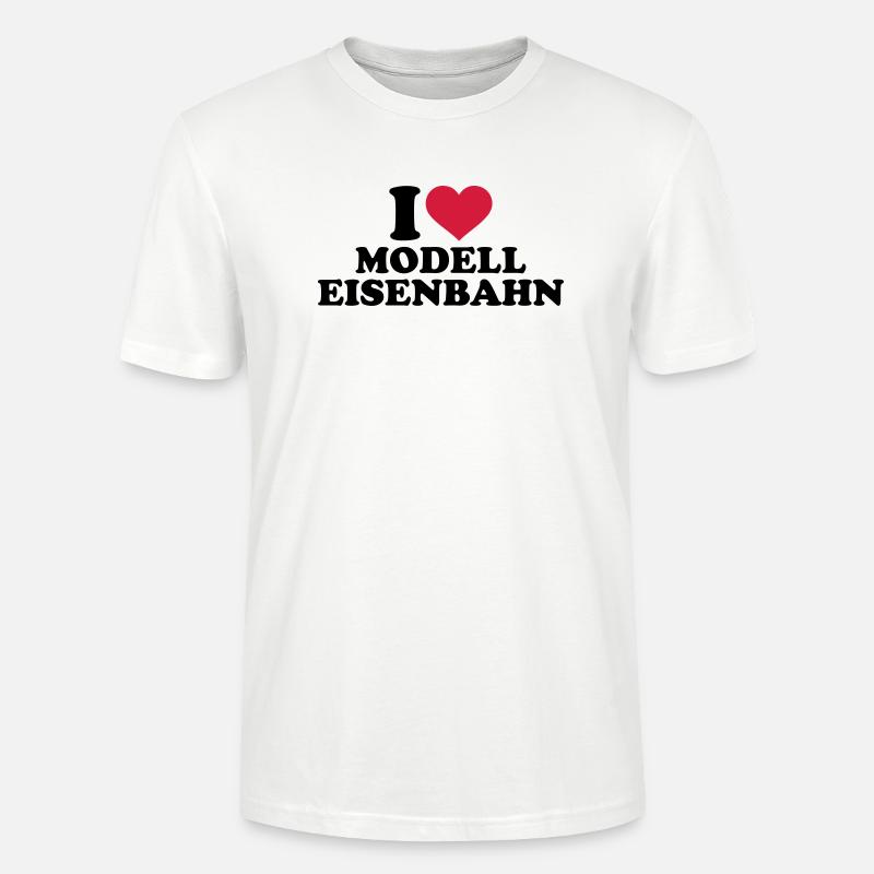 Modelleisenbahn - Stanley/Stella Unisex Bio-T-Shirt CRAFTER - Weiß