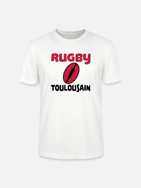 Rugby toulousain - Stanley/Stella Unisex Bio-T-Shirt CRAFTER - Weiß