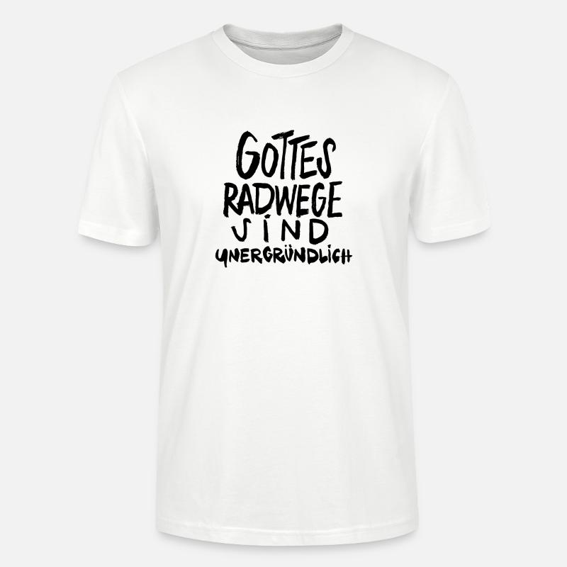 Fahrrad - Stanley/Stella Unisex Bio-T-Shirt CRAFTER - Weiß