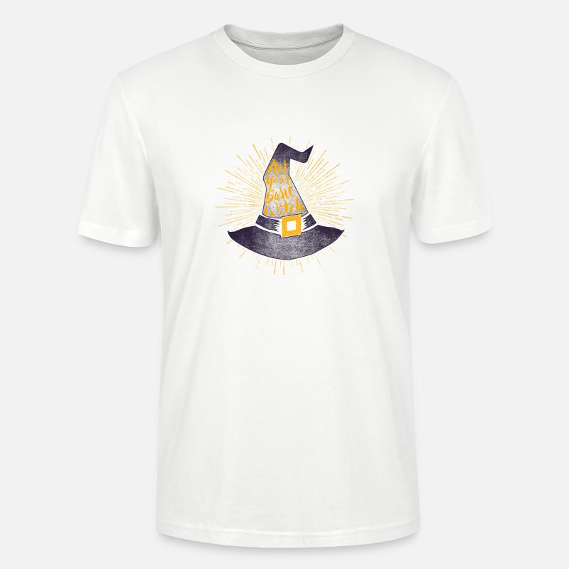 Not your basic witch / Halloween - Stanley/Stella Unisex Bio-T-Shirt CRAFTER - Weiß