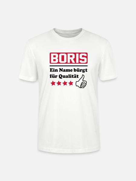 Boris - T-shirt bio CRAFTER Stanley Stella Unisexe - blanc