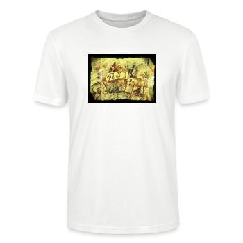 FIJI - Stanley/Stella CRAFTER Unisex Organic T-Shirt - white - Front - Alina (178cm) & Michal (187cm)