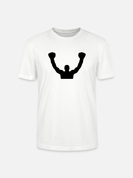 Boxe - T-shirt bio CRAFTER Stanley Stella Unisexe - blanc