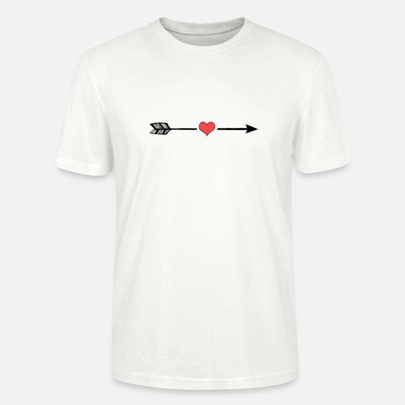 Pfeil - Stanley/Stella Unisex Bio-T-Shirt CRAFTER - Weiß