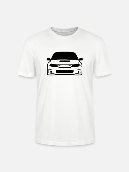 JDM Car eyes STI 4 | T-shirts JDM - Stanley/Stella CRAFTER Unisex Organic T-Shirt - white