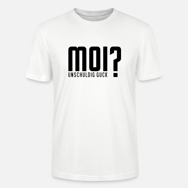 MOI? peep innocent - T-shirt bio CRAFTER Stanley Stella Unisexe - blanc