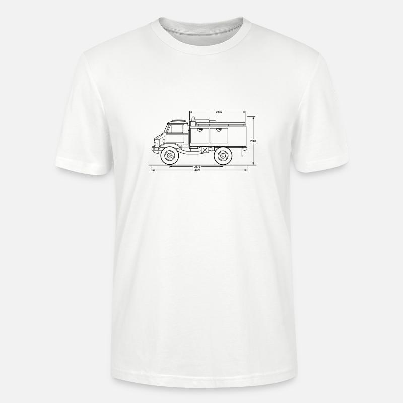 Unimog - Oldtimer - Universal Motorgerät - Stanley/Stella Unisex Bio-T-Shirt CRAFTER - Weiß