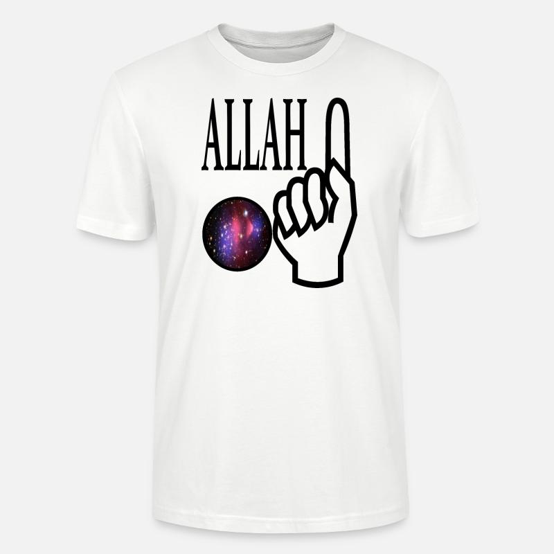 Gott gibt es Allah - Stanley/Stella Unisex Bio-T-Shirt CRAFTER - Weiß