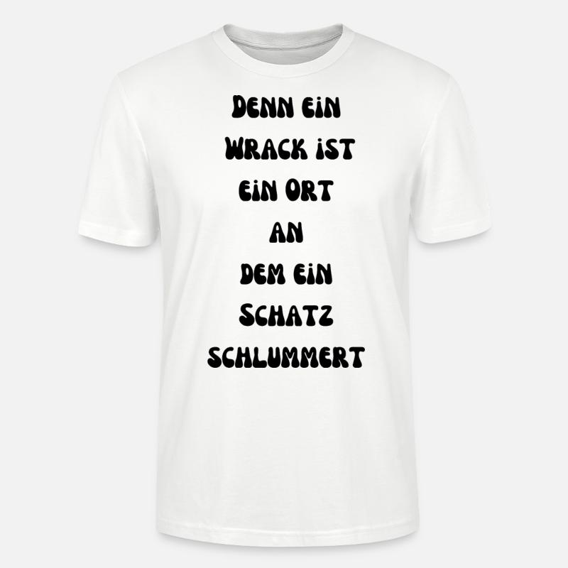 Ein Wrack, ein Schatz - Stanley/Stella Unisex Bio-T-Shirt CRAFTER - Weiß