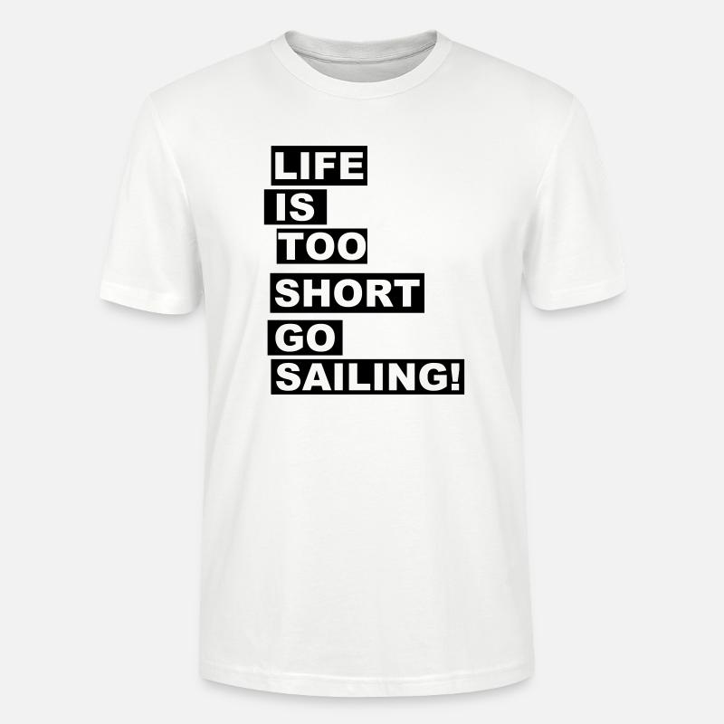 Go Sailing! - Stanley/Stella Unisex Bio-T-Shirt CRAFTER - Weiß