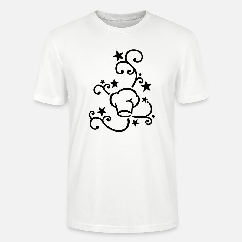 Conception de chapeaux de chef - T-shirt bio CRAFTER Stanley Stella Unisexe - blanc