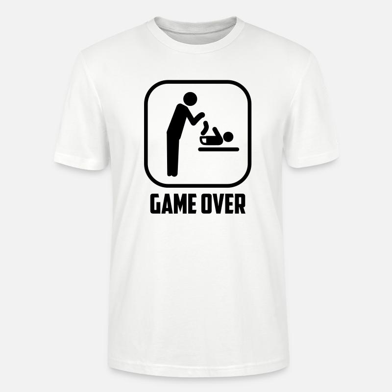 gameover - T-shirt bio CRAFTER Stanley Stella Unisexe - blanc