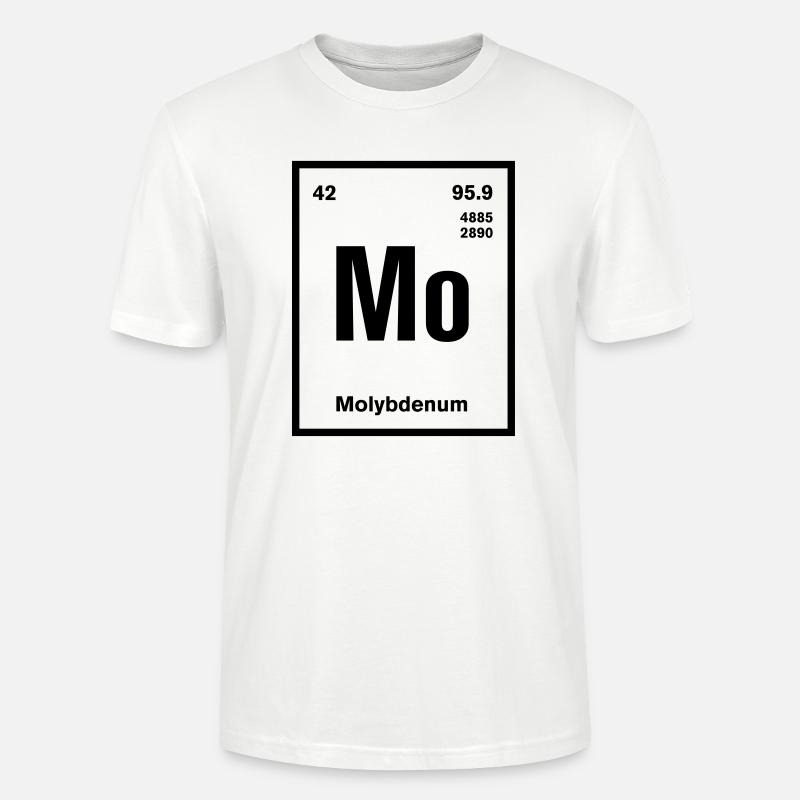 Molybdenum Element im Periodensystem - Stanley/Stella Unisex Bio-T-Shirt CRAFTER - Weiß