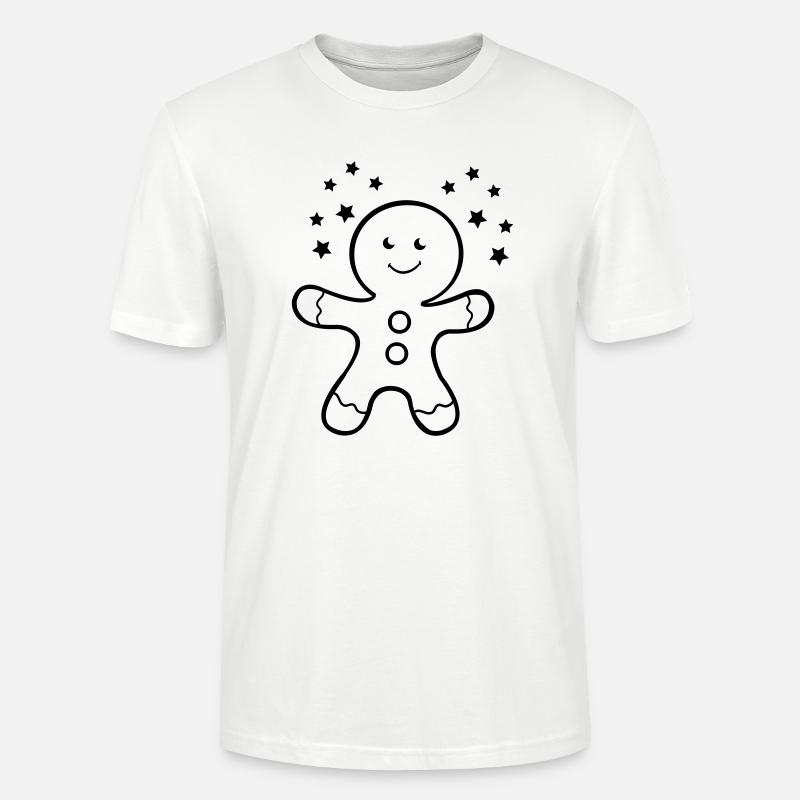 lebkuchenmann - T-shirt bio CRAFTER Stanley Stella Unisexe - blanc