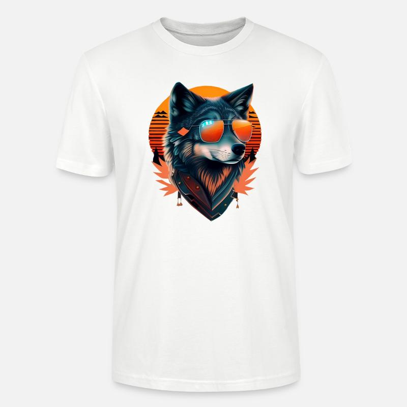 Wolf - Stanley/Stella Unisex Bio-T-Shirt CRAFTER - Weiß