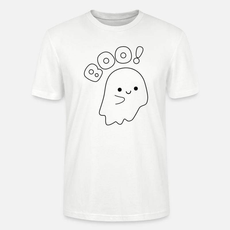 Halloween Geist - Stanley/Stella Unisex Bio-T-Shirt CRAFTER - Weiß