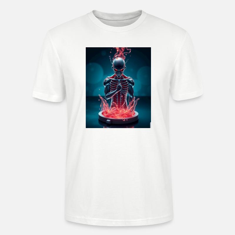 Devil - Stanley/Stella Unisex Bio-T-Shirt CRAFTER - Weiß