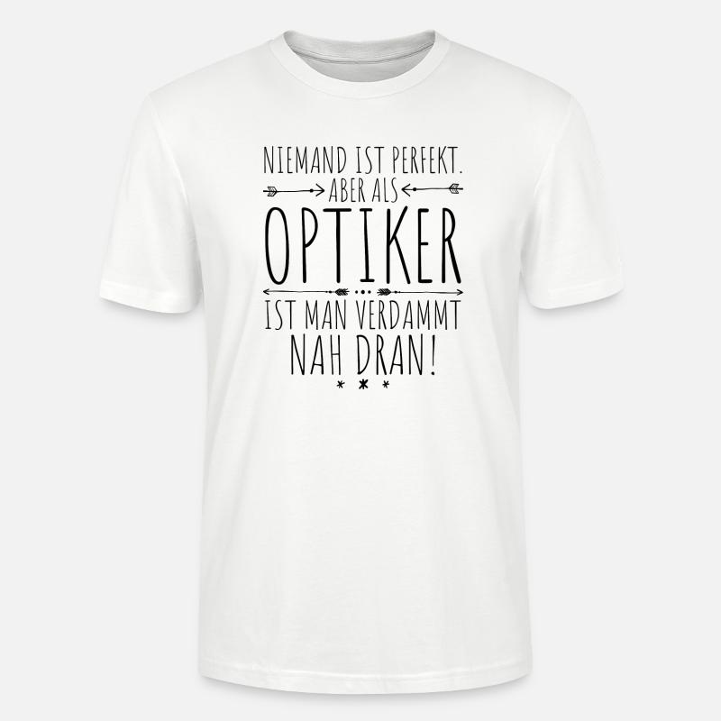 Optiker perfekt - Stanley/Stella Unisex Bio-T-Shirt CRAFTER - Weiß